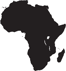 64. Africa outline