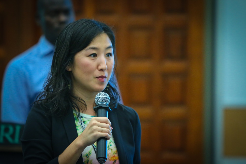 “There are a limited number of role models for women; you have to look harder to find them. If I were a young scientist or software developer I want to be able to see myself and my potential career path modeled by other similar people." (Photo by I. Serrano)